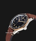 Oris Divers 01-733-7747-4354-07-5-17-45 Sixty-Five Black Dial Brown Leather Strap-1